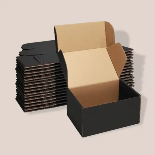 Black Shipping Box