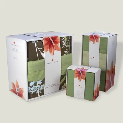 Custom Printed Bed Sheet Packaging