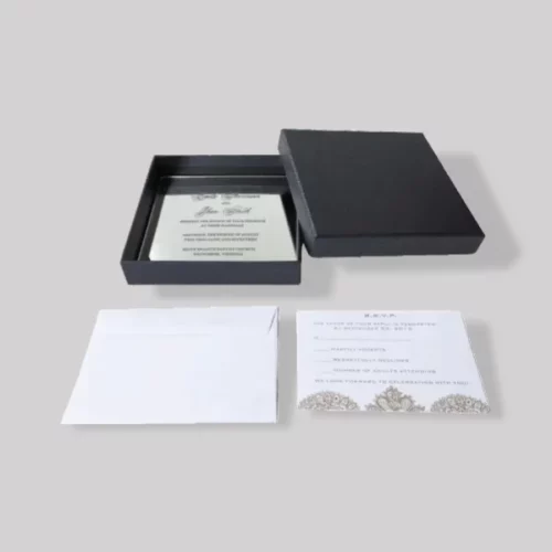 Two Piece Wedding Card Box