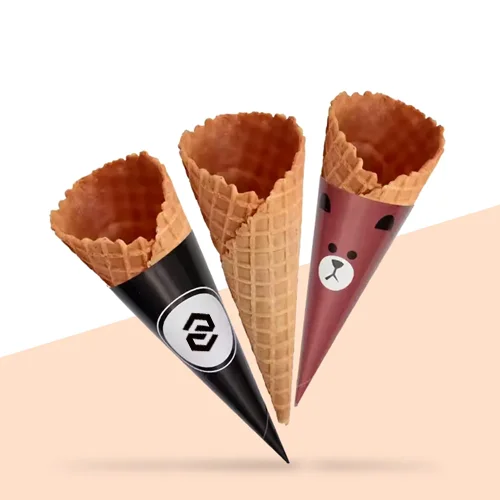 Custom Waffle Cone Sleeves